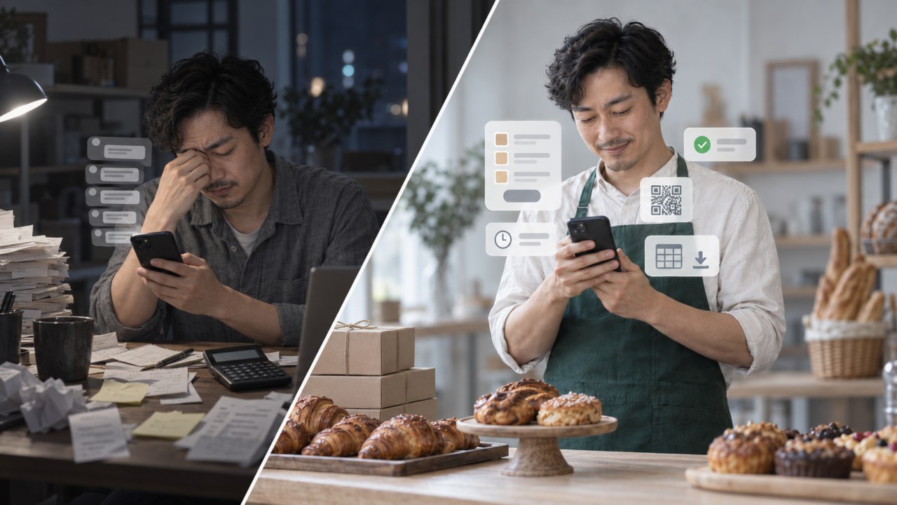 開賣+：開活動頁 · 傳連結 · 手機收單