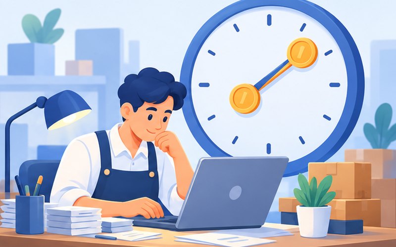 老闆時薪計算機示意圖：算出你自己做行銷花掉的時間，其實等於付了多少錢。